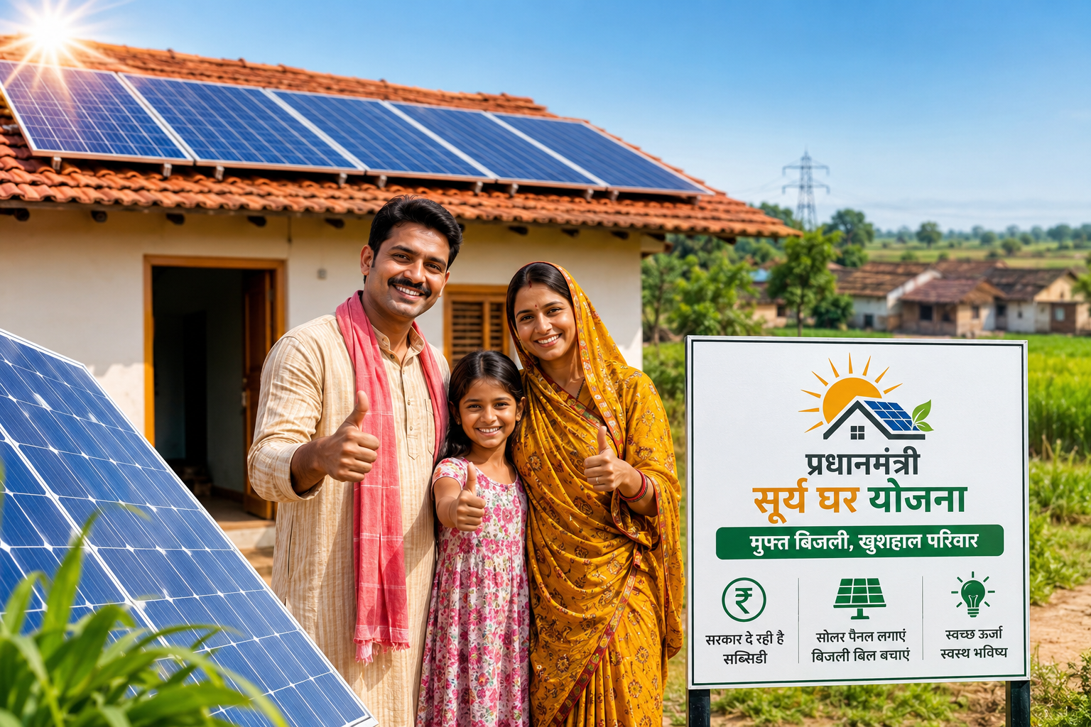 प्रधानमंत्री सूर्य घर बिजली योजना