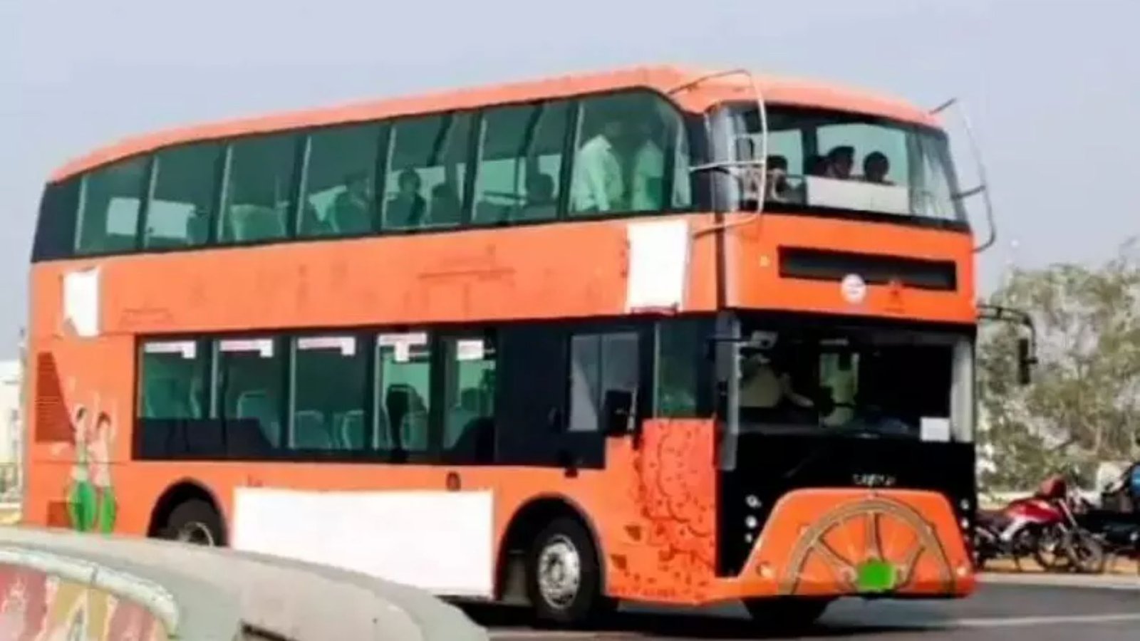 Double-decker bus route in prayagraj