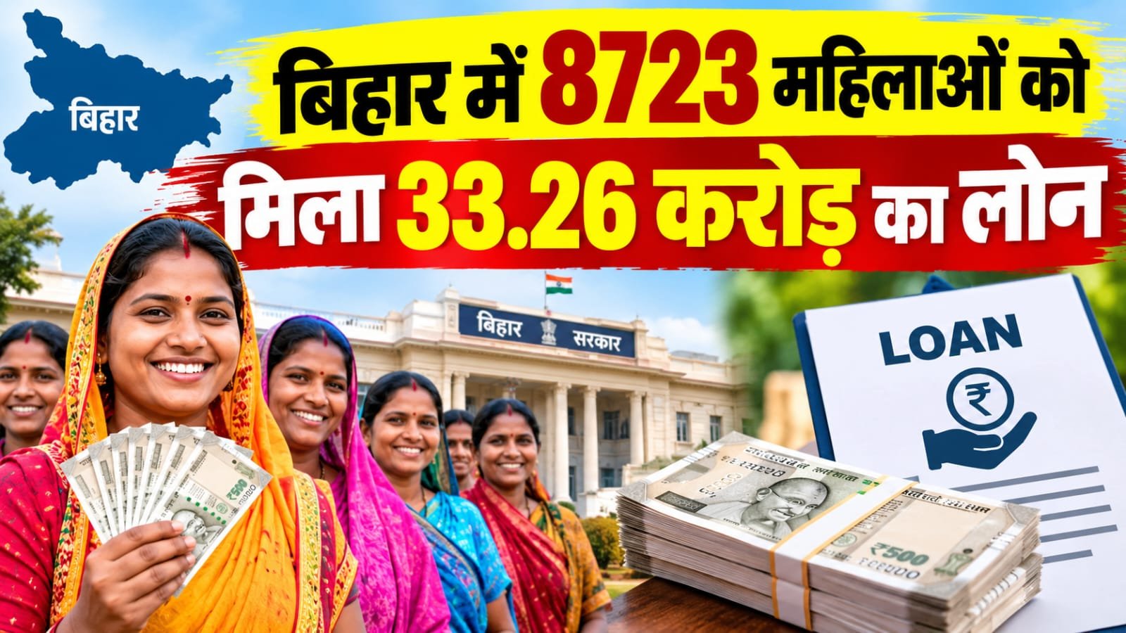 बिहार में ग्रामीण महिलाओं को लोन और बैंकिंग सुविधा