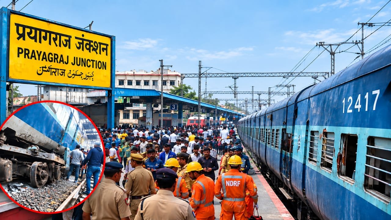 प्रयागराज जंक्शन पर RPSF जवानों ने महिला यात्री की जान बचाई