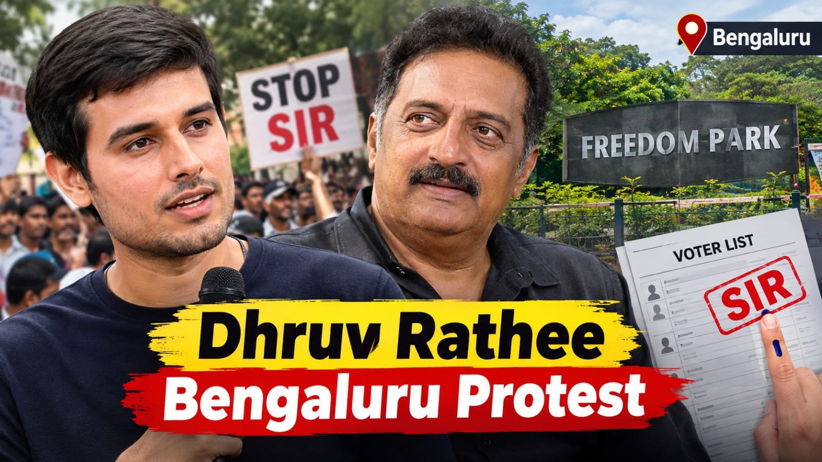 Dhruv Rathee Bengaluru Protest: 8 अक्टूबर को SIR