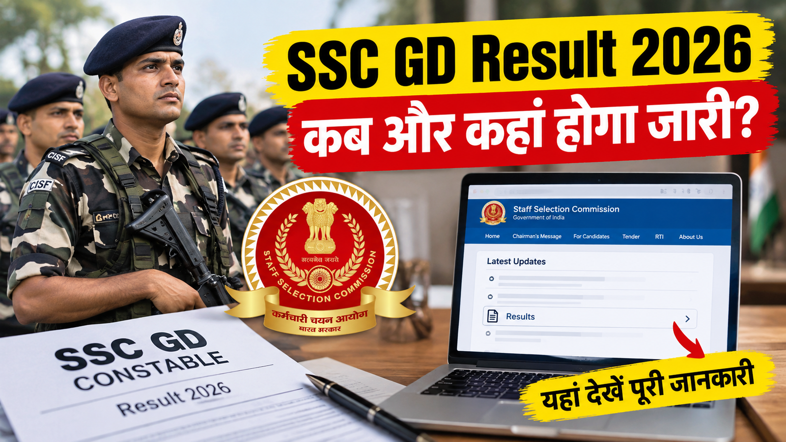 SSC GD Result